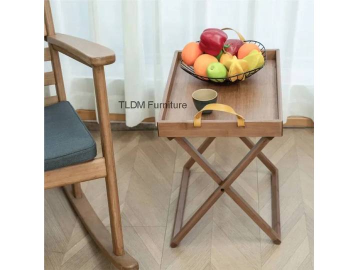 Petite Table basse pliante pour la maison, canapé, plateau Pinico, Table d'appoint, Table à thé Mobile, petite Table d'extérieur