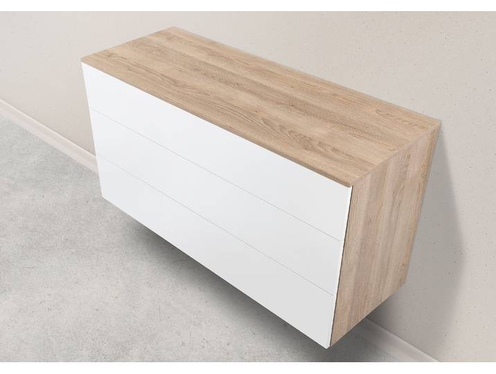 Sideboard Kommode nach Maß, 3x Auszüge mit PUSH TO OPEN und Softclose „Made in Germany"