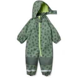 Tchibo - Kinder-Softshell-Einteiler - Kinder - Gr. 110/116 - dunkelgrün/print