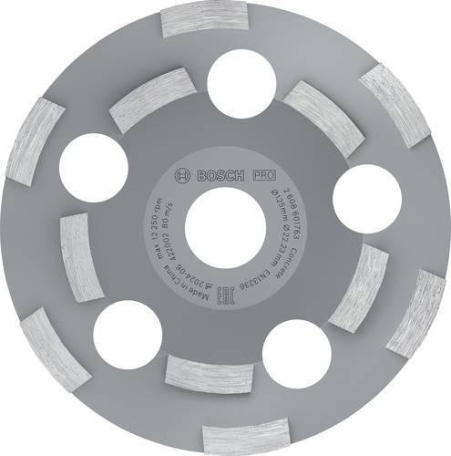 Bosch Accessories 2608602553 Diamanttopfscheibe Expert for Abrasive, 50 g/mm, 125 x 22,23 x 4,5 mm Expert for Abrasive 12.5 cm 1 St.