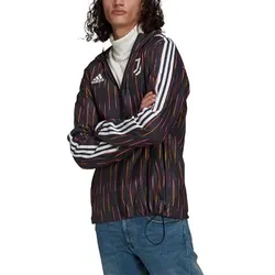 Adidas FC Juventus Turin Windbreaker schwarz/weiß