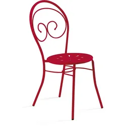 Gartenstuhl Mimmo Landhausstil rot RR