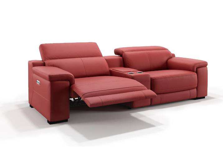 Leder Kinosofa Heimkino Couch SORA 2-Sitzer