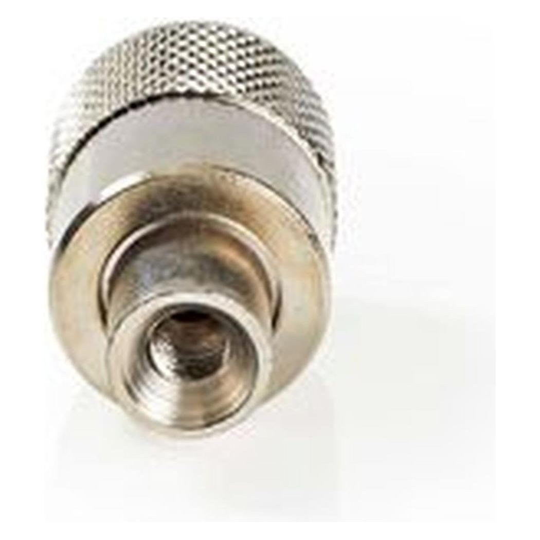Nedis PL259 Stecker gerade Stecker Vernickelt 75 Ohm Lot Kabeleingangsdurchmesser: 6.0 mm Metall Sil (Stecker und Verbinder) (CSVC43900ME)