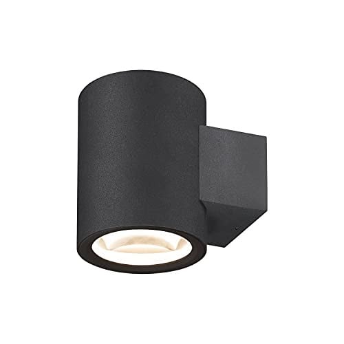 SLV Oculus Up/Down Wandlamp Zwart Aluminium Dimbaar