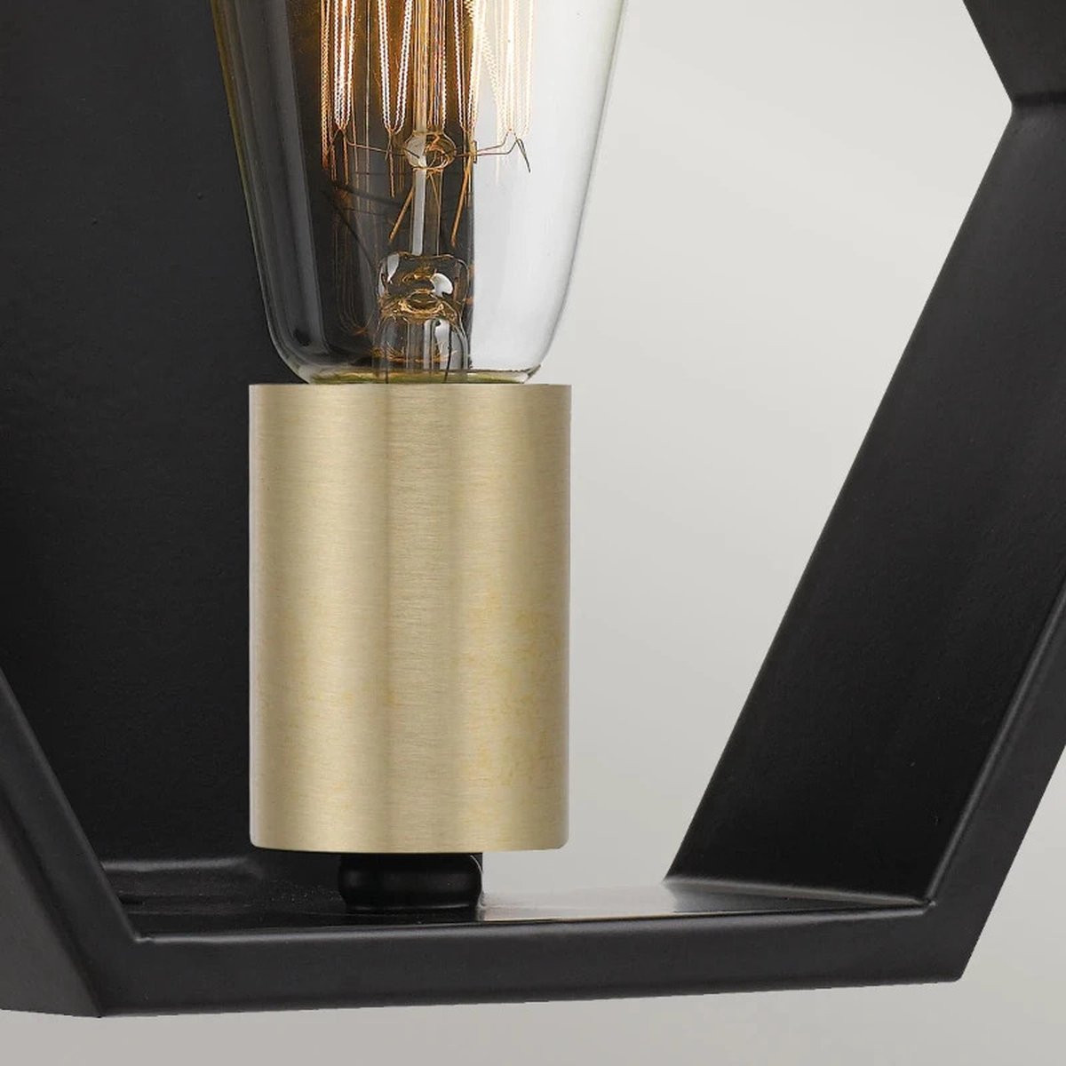 Quoizel Bismarck LED Wandlamp - Earth Black