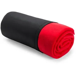 Fleece-Decke, Rot, 180 G/M2, Maße 120 X 150 Cm