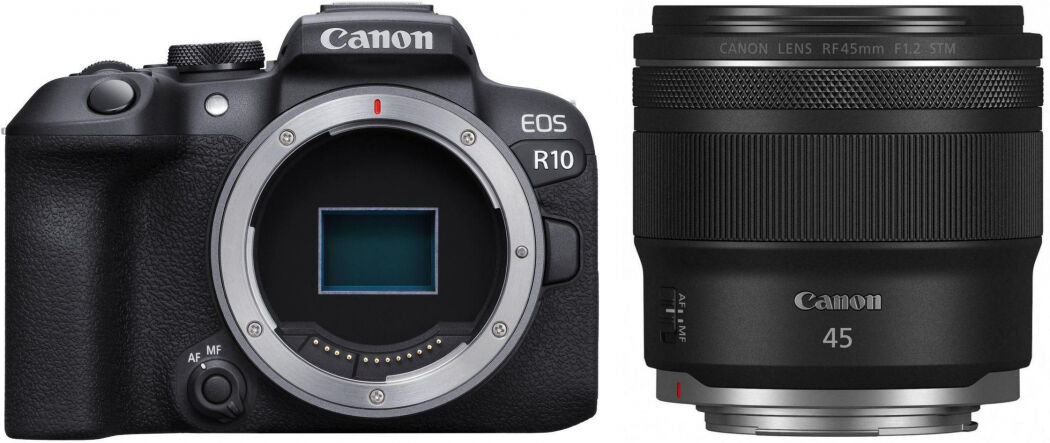 Canon EOS R10 + RF 45mm f1,2 STM