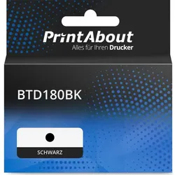 Druckerpatrone kompatibel mit Brother BTD180BK - Schwarz