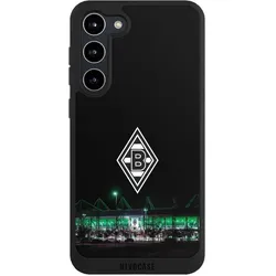 Nivocase Handyhülle für Samsung Galaxy S23+ Hülle NIVOpure Case Schwarz Borussia Mönchengladbach (Samsung Galaxy S23+), Smartphone Hülle, Schwarz