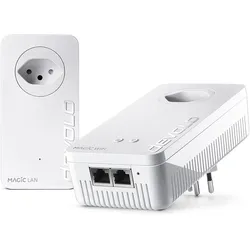Devolo MAGIC 2 WIFI 6 next Starter Kit (2400 Mbit/s), Powerline, Weiss