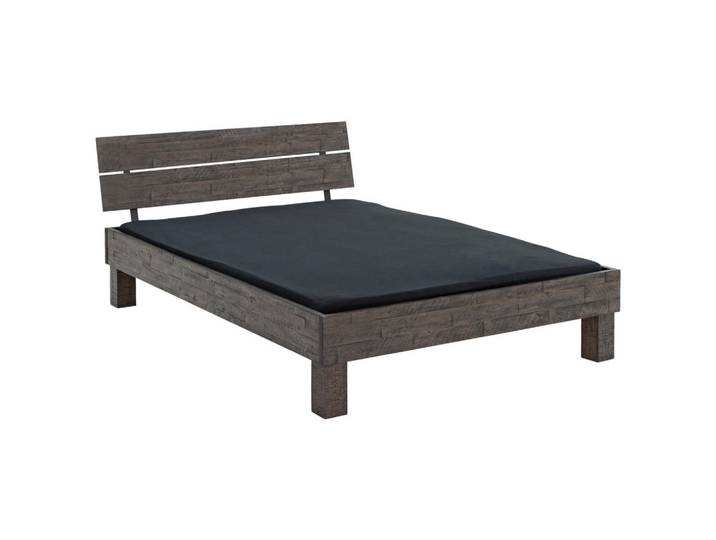 Hasena Bett, Grau, Akazie, Holz, Akazie, massiv, 160x200 cm, Über- und Sondergrößen erhältlich, in verschiedenen Größen erhältlich, Kinderzimmer & Jugendzimmer, Kindermöbel, Kinderbetten