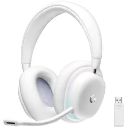 Logitech G G735 (Kabelgebunden, Kabellos), Gaming Headset, Weiss
