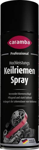Caramba 690007 Das Keilriemenspray ist ein spezielles Wartungsmittel zur Erhöhung der Griffigkeit und Lebensdauer von