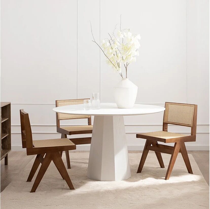 Mesa fija de Lacado Blanco 76 x 120- Olivier