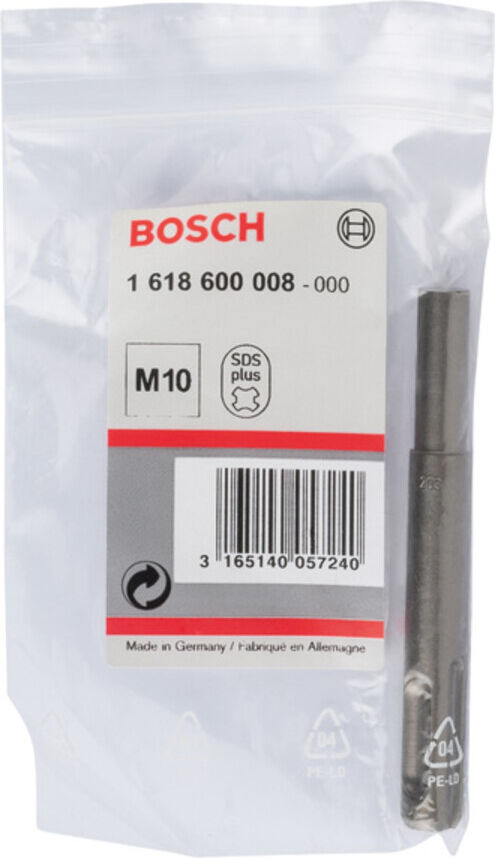 Bosch Professional Einschlagwerkzeug für Anker SDS plus M10 Durchmesser=8,4 mm Länge=86 mm - Praktisches Werkzeug zum Einschlagen von Ankerstangen in Beton oder Mauerwerk, 1618600008)