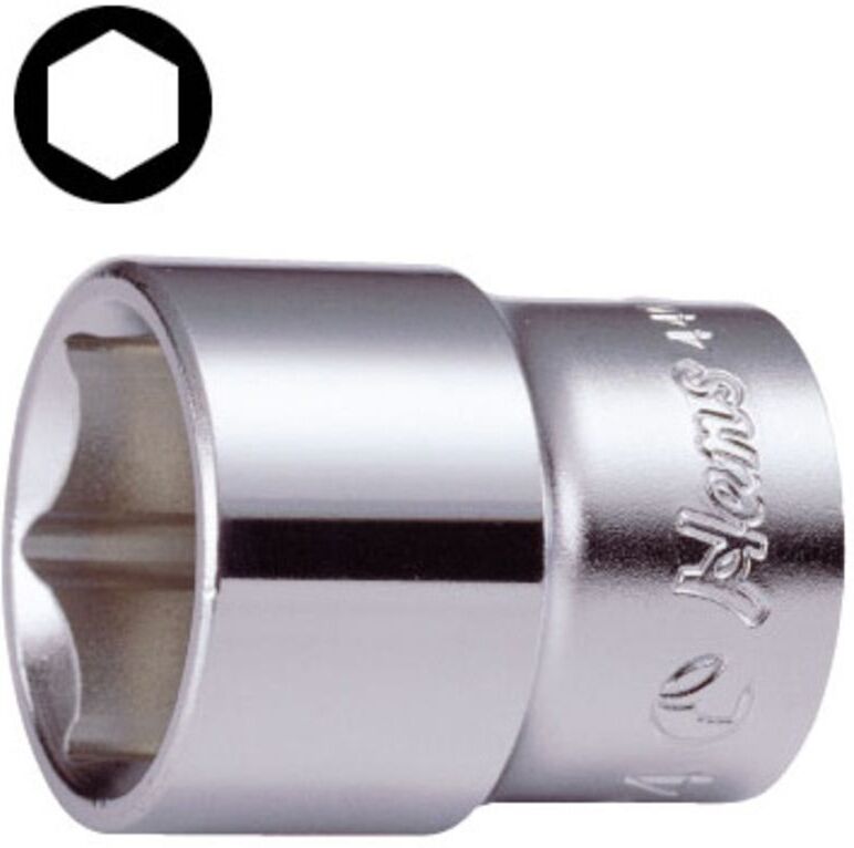 Steckschlüsseleinsatz 1/2" 6-kantig HANS 4400M/24
