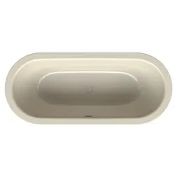 Bette BetteStarlet Flair Oval Badewanne 8772-001 pergamon, 158x68x42cm