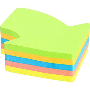 Kores Haftnotizen Fantasy Pfeilform, neon, 70 x 70mm, selbstklebend, 250 Blatt