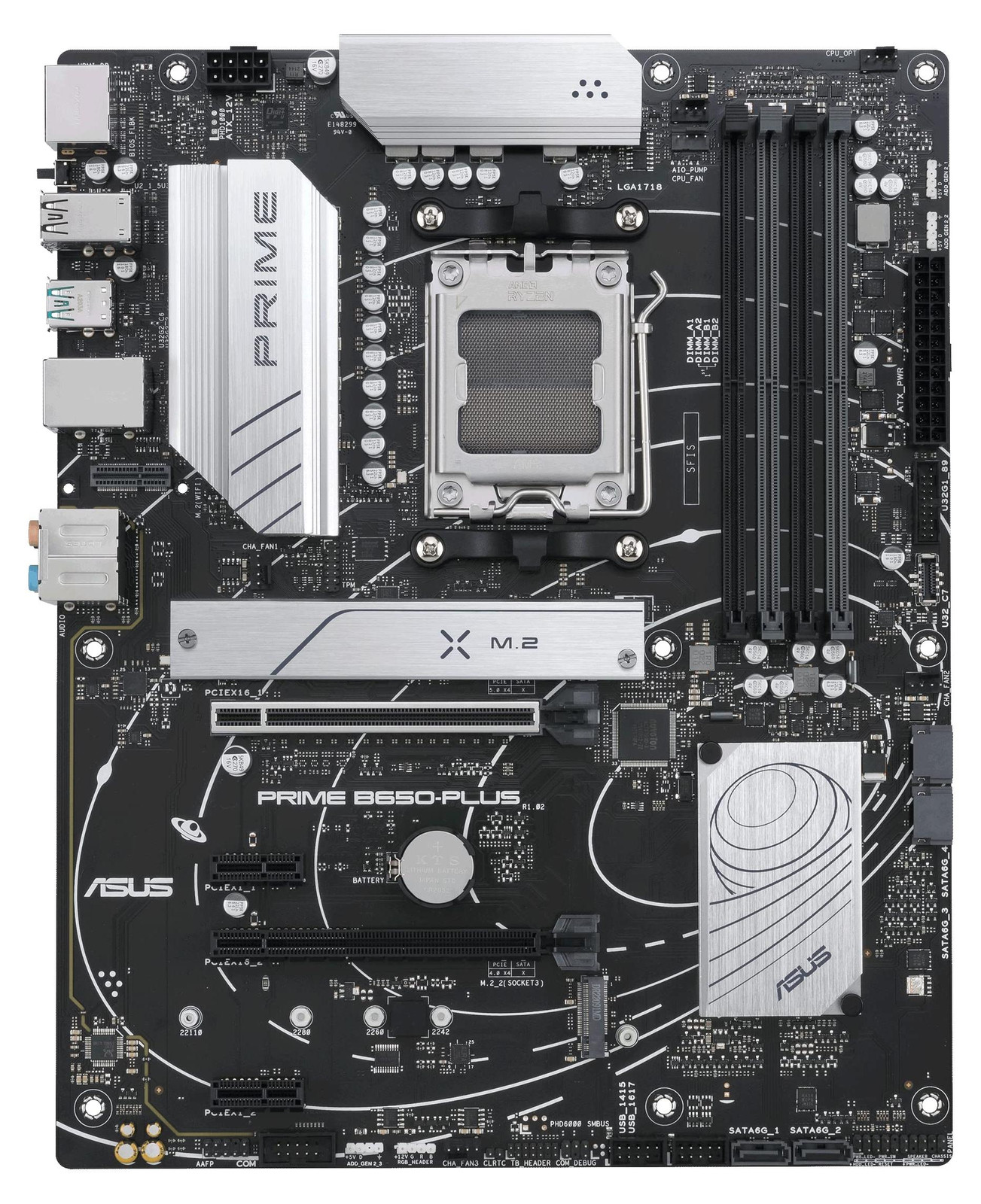 Asus Prime B650-PLUS-CSM Moederbord AM5 B650 USB 3.2 Gen 2 AURA