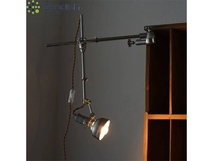 Lampe de sol LED à bras articulé en aluminium pliable, style rétro Wabi-sabi, luminaire artistique créatif pour chambre à coucher, décoration intérieure, lustre