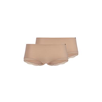 Panty SKINY "Classicotton", Damen, Gr. 36, beige, Obermaterial: 94% Baumwolle, 6% Elasthan. Spitze: 85% Polyamid, 15% Elasthan, Unterhosen Panty, bequem, basic, mit Spitze, Baumwollmix