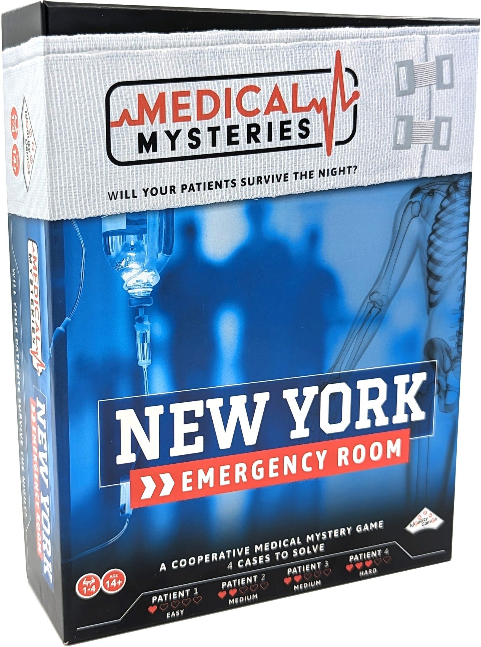Medical Mysteries New York Emergency Room Board Game for Ages 14 and Over by TOMY