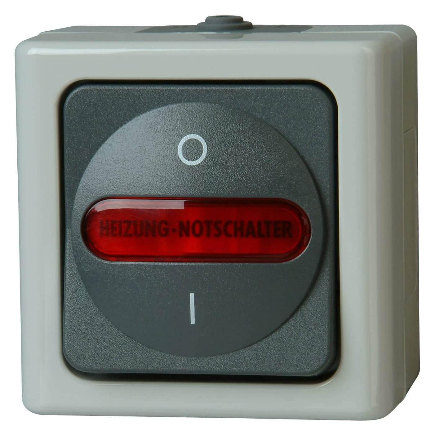 Kopp Heizungs-Notschalter grau (5623.5600.9)