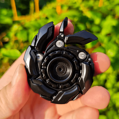 Inspire Picks EDC Magnetic Fidget Slider & Spinning Top Open Armor Metal Stress Relief Toy For Adults purple