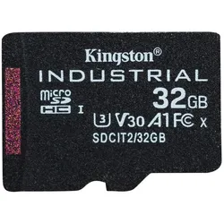 Kingston Technology 32GB microSDHC Industrial C10 A1 pSLC Karte Einzelpackung ohne Adapter