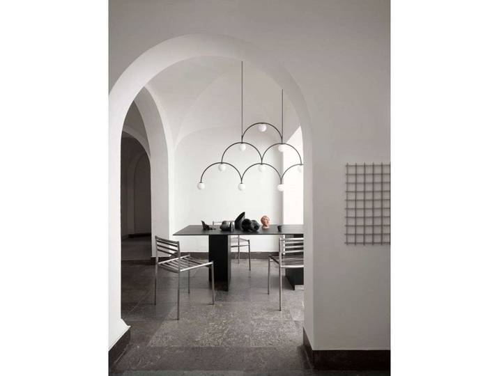 Bounce 169 Pendelleuchte Black/Opal - Pholc - Esszimmer - Metall