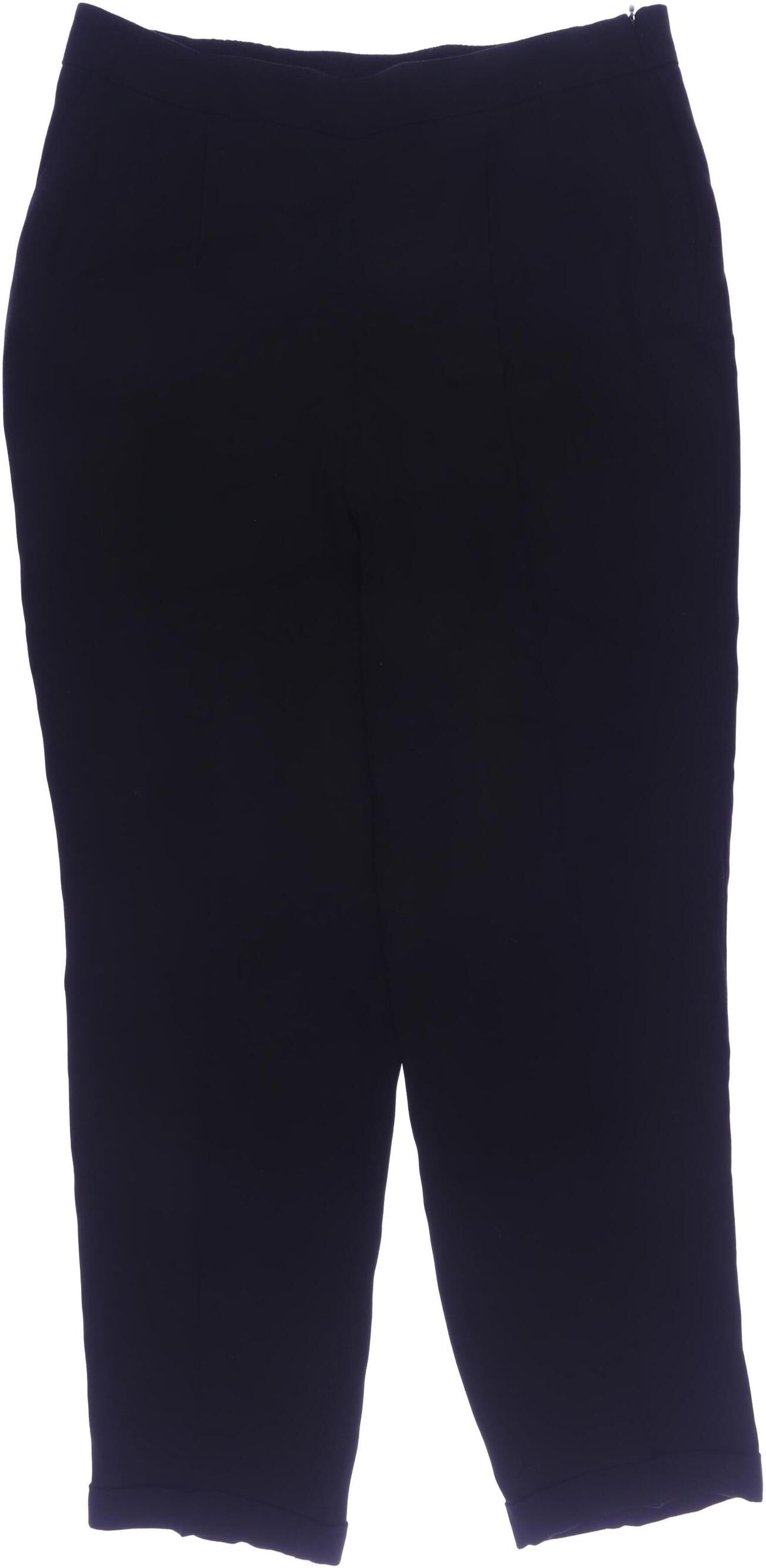 King Louie Damen Stoffhose, Schwarz, Gr. L, Viskose - Second Hand