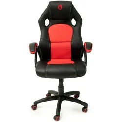 Bigben Sedia da Gaming Nacon PCCH-310 Nera/Rossa, Gaming Stuhl, Rot, Schwarz