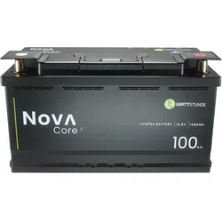 WATTSTUNDE NOVA CORE 2 LiFePO4 Batterie 100Ah 12,8V mit CAN-Bus & Bluetooth
