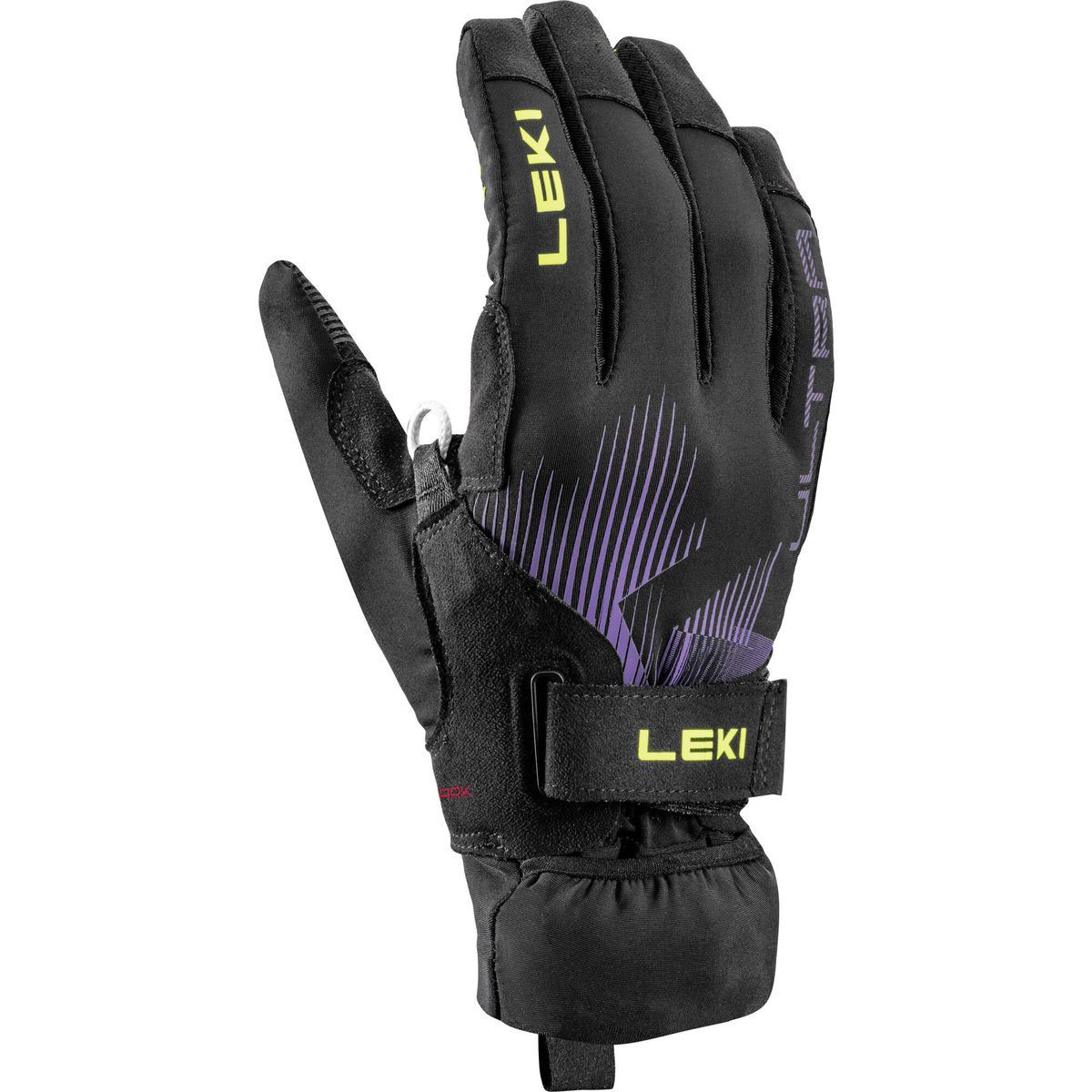 LEKI Ultratrail Storm TR black-neonyellow-violet (2) 7.0 656715302070