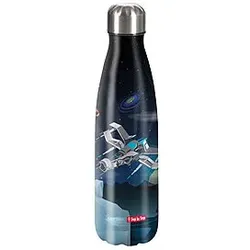 Step by Step Isolierte Edelstahl Trinkflasche Starship
