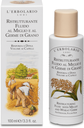 L'Erbolario Restructuring Fluid with Millet and Wheat Germ 100 ml