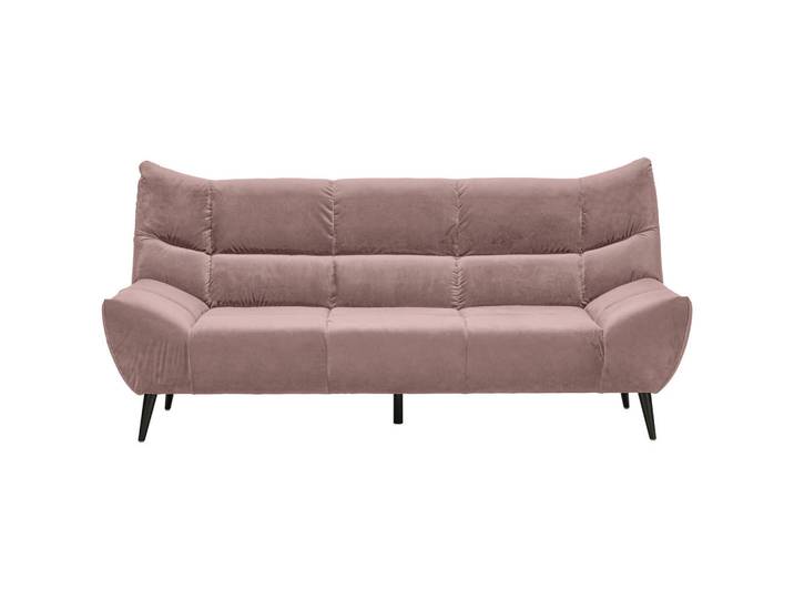 Xora 3-Sitzer-Sofa, Altrosa, Metall, 222x106x99 cm, Typenauswahl, Stoffauswahl, Hocker erhältlich, Wohnzimmer, Sofas & Couches, Sofas, 3-Sitzer Sofas