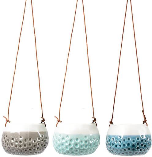 Burgon & Ball Baby Dotty Trio Hanging Baskets Set