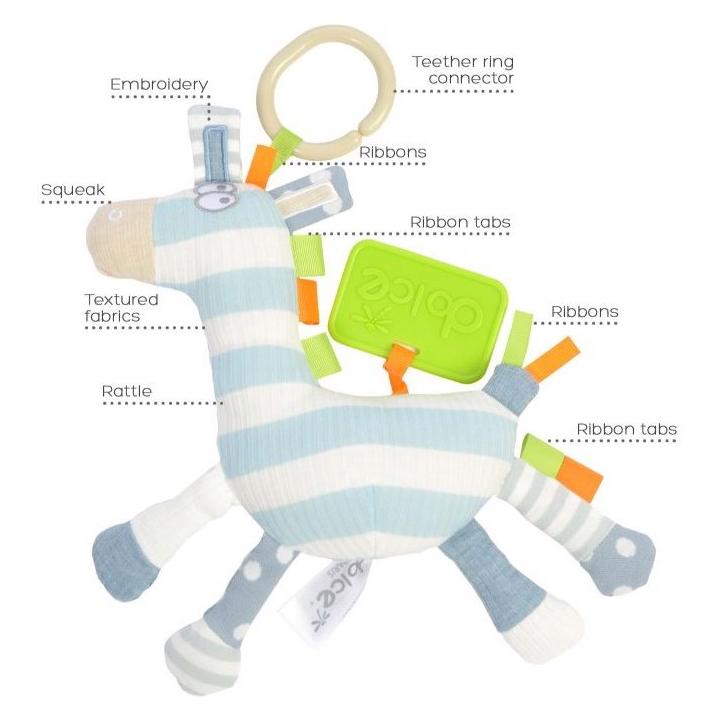 Dolce Toys Aktivität hängendes Zebra (96011)