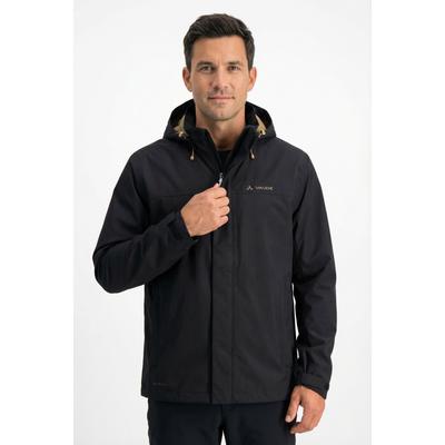 Regenjacke VAUDE, Herren, Gr. L, schwarz, Obermaterial: 100% Polyester. Futter: 100% Polyamid. Netzfutter: 100% Polyester, Jacken Regenjacke, für Outdoor- und Sportaktivitäten, sportlicher Stil
