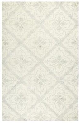 Lillian Lillian August Luisa Nicole Modern Medallion Area Rug, Blue/Ivory