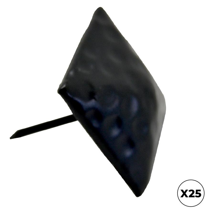 Micel Pyramiden-Nagel cl03, Stahl, schwarz, 30 x 30 mm, 25 Stück, Schachtel (25 Stk., 30 mm) (78431219)