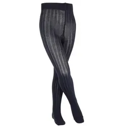FALKE Kinder Strumpfhosen Ki FALKE Classic Rib TI, Größe 98-104 in Blau 6170