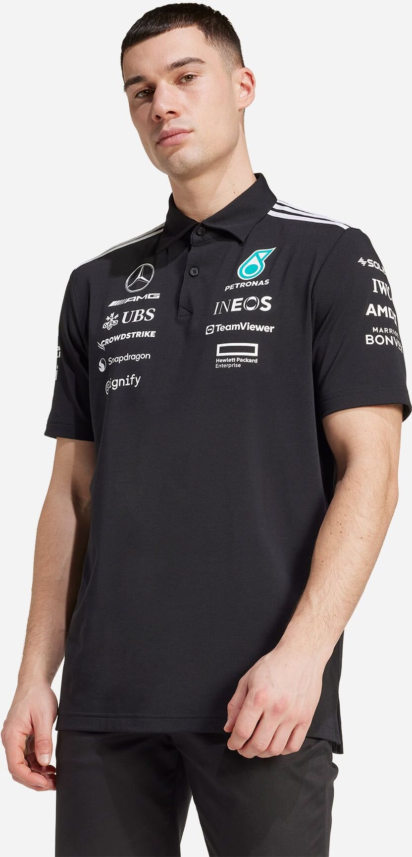 Adidas Mercedes Tm M - Polo - Nero M