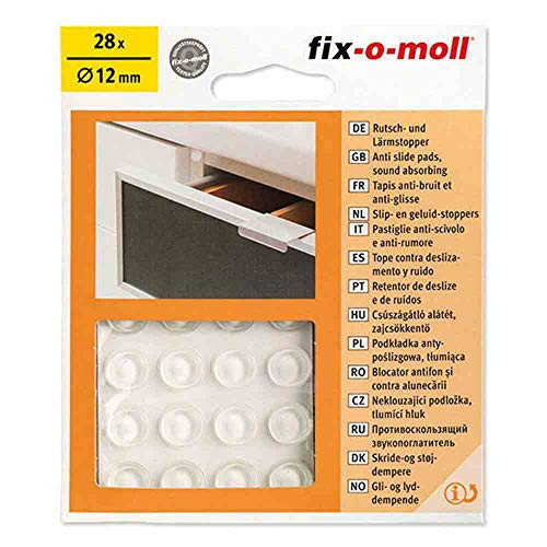 Fix-O-Moll Antislipstop transparant 28 stuks