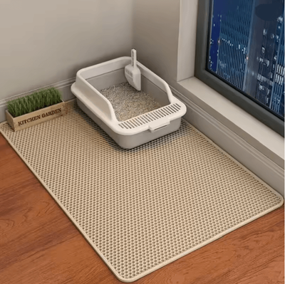 Inspire Essentials CleanStep Waterproof Double Layer Cat Litter Mat khaki 40x50cm