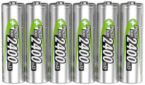 Ansmann 1322-0000-510 Mignon (AA)-Akku NiMH 2400 mAh 1.2V 6St.