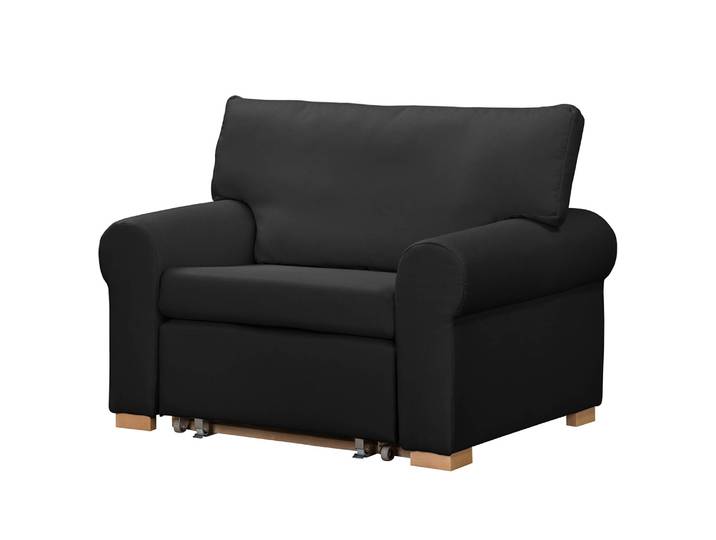 Fauteuil Basic Country Gris/Gris foncé Tissu Luba 125 x 90 x 90cm