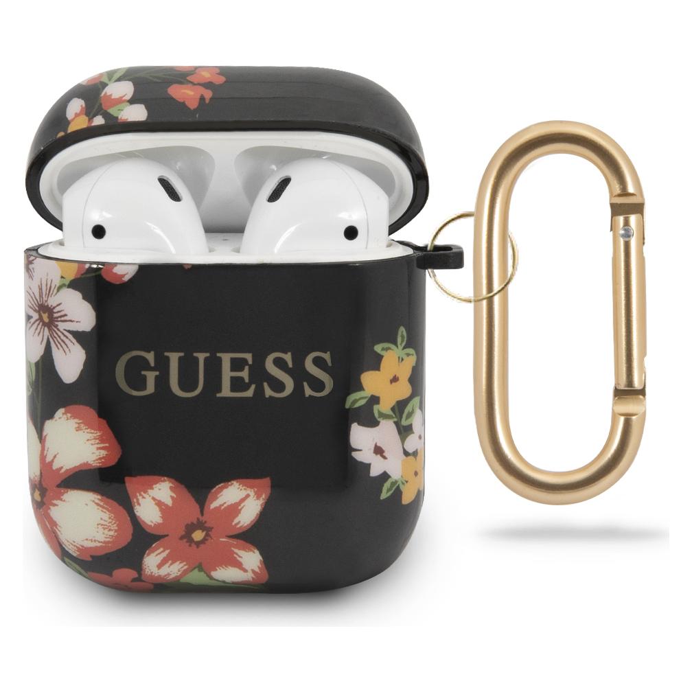 Guess Cover Silicone Floral (Kopfhörer Hülle) (GUACA2TPUBKFL04)